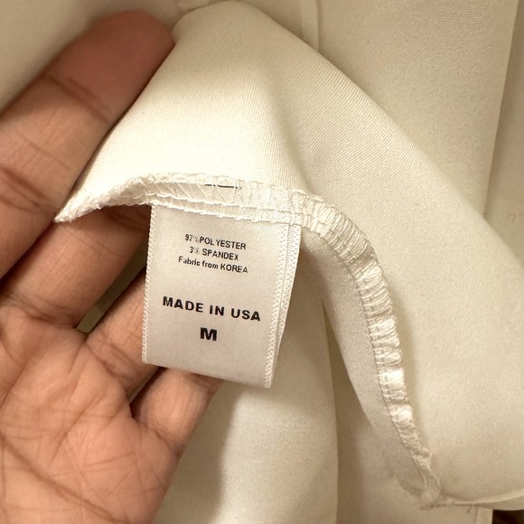 Ivory White Satin Slip Dress - Picture 7 of 7